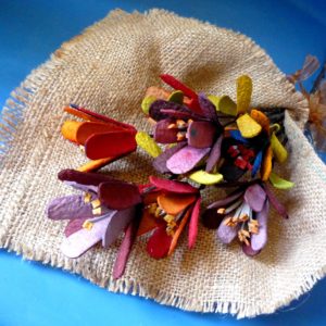 Get Well Soon Flower from Upcycled Egg Carton & Branches 3 &bull; Lamps & Lights