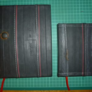 Bookbinding With Recycled Bicycle Tube 1 &bull; Do-It-Yourself Ideas