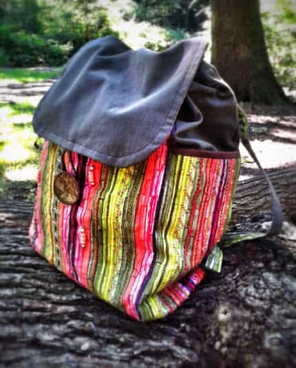 Threadericks Upcycled Bags 1 • Accessories • Recyclart bamboo-backpack