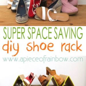 Diy: Super Space Saving Shoe Organizing Rack 9 &bull; Do-It-Yourself Ideas