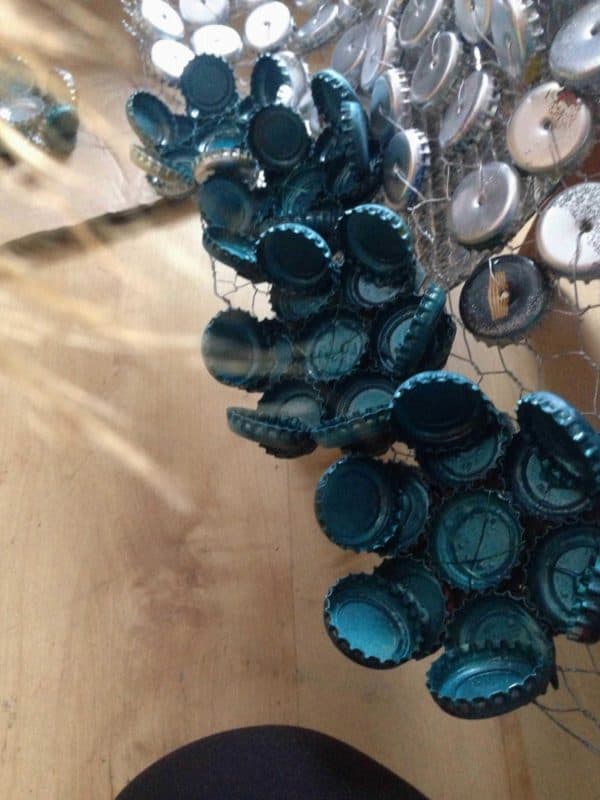 Junk Kouture: Recycled Bottle Caps Dress 2 &bull; Clothing