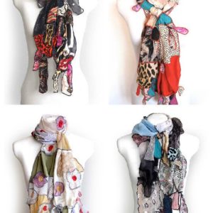 Kesidov Upcycled Silk Scarves 1 &bull; Accessories