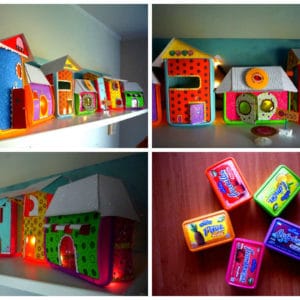 Little Lightning Town From Ice Cream Containers 1 &bull; Lamps & Lights