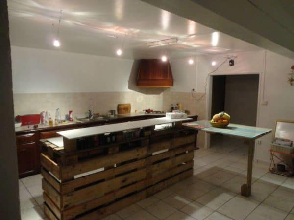 30+ Ways of Reusing Wooden Pallets In Your Kitchen 34 &bull; Recycled Pallets