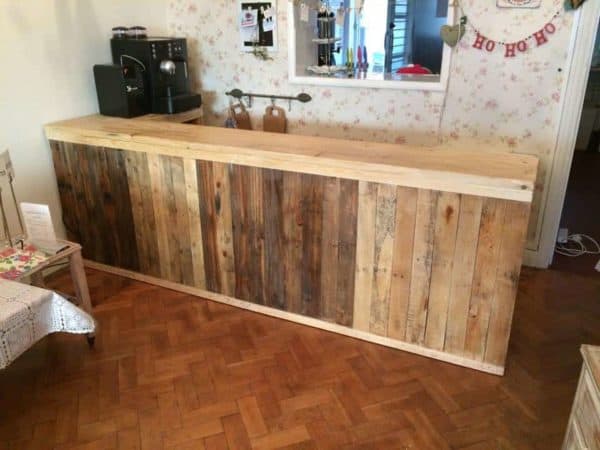 30+ Ways of Reusing Wooden Pallets In Your Kitchen 30 &bull; Recycled Pallets