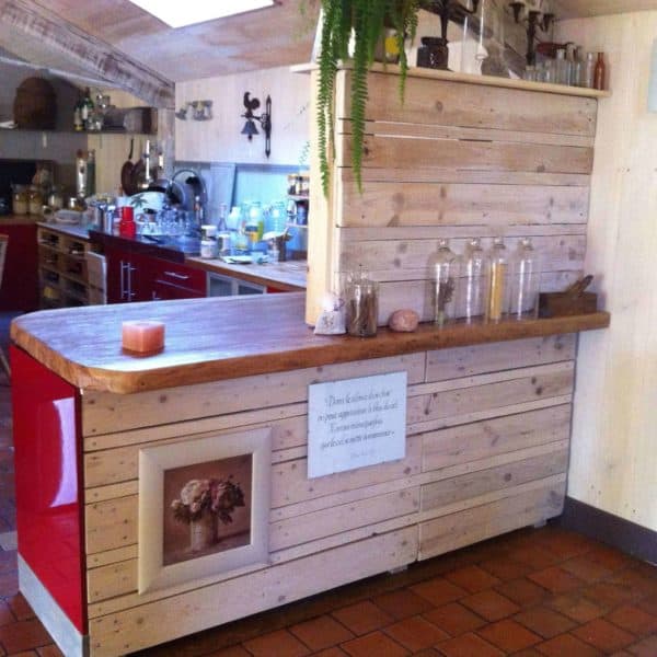 30+ Ways of Reusing Wooden Pallets In Your Kitchen 43 &bull; Recycled Pallets