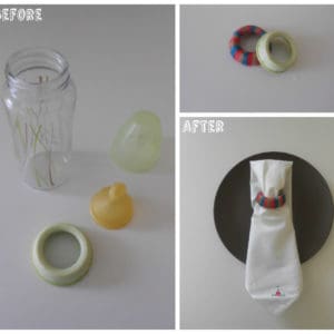 Napkin Ring From Nursing Bottle Parts 7 &bull; Clothing & Accessories