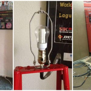 Duclamp: Floor Lamp Made From Upcycled Ducati St4 Frame 7 &bull; Upcycled Bicycle Parts