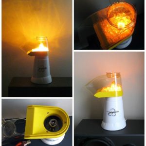 Lamp Made Out Of A Discarded Popcorn Maker 7 &bull; Recycled Art