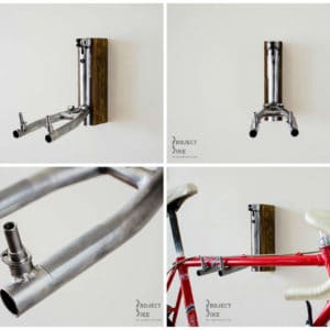 Bicycle Frame Into Bike Rack 1 &bull; Upcycled Bicycle Parts