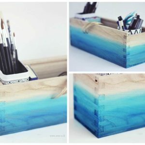 Diy: Ombre Watercolored Box 1 &bull; Accessories