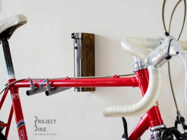 Bicycle Frame Into Bike Rack 4 • Upcycled Bicycle Parts • Recyclart Bike frame bicycle wall hanger