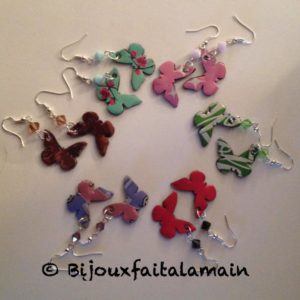 Butterfly Earrings Made Out Of Soda Cans 7 &bull; Upcycled Jewelry Ideas