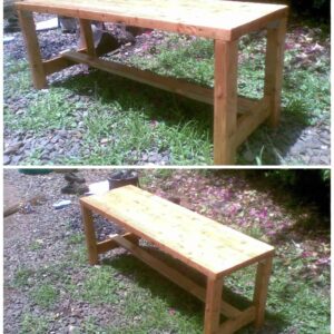 Bench Made With Upcycled Laminated Timber 1 &bull; Recycled Furniture