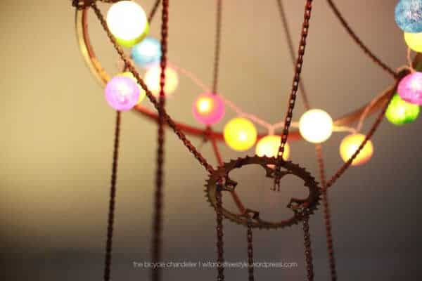 Bicycle Chandelier 1 • Lamps & Lights • Recyclart sIMG_7964