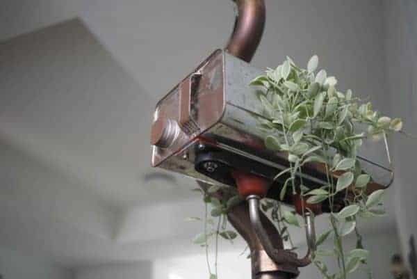 Standing Lamp Planter &hellip; From Volkswagen Car Scraps 2 &bull; Lamps & Lights
