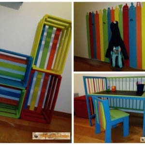 Children's Room Decoration With Recycled Pallets 1 &bull; Recycled Pallets