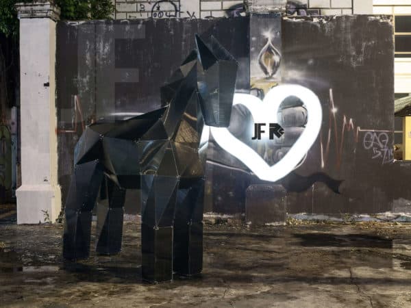 Carbonate Sculpture 2 • Recycled Art • Recyclart IMG1592-re-logo