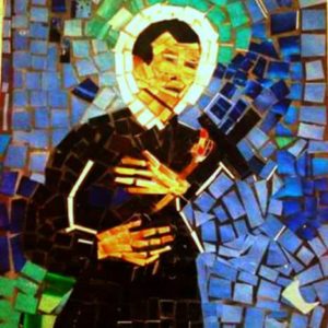 St. Gerard Majella Magazine Collage Art 1 &bull; Recycled Art