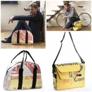 Recycled Cement Bags Into Sustainable Fashion 1 &bull; Accessories