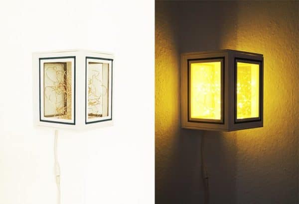 Lamp Made Out Of Picture Frames 1 • Lamps & Lights • Recyclart lampenreihe