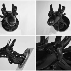 “deer” Made From Discarded Plastic Parts 5 &bull; Recycled Art