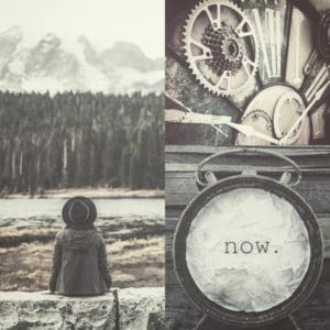 Timeless - Clock Design Featuring The Importance Of The Here the Now 13 &bull; Upcycled Bicycle Parts