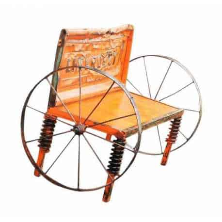 Upcycled Chevy Tailgate Outdoor Garden Bench 2 • Mechanic & Friends • Recyclart upcycled-garden-chevy-truck-tailgate-man-cave-bench-garden-furniture-ideas-2