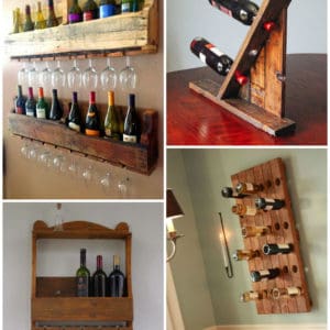 Wine Racks Made From Recycled Pallet Wood 15 &bull; Do-It-Yourself Ideas