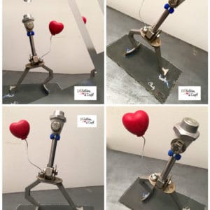 Charly: Small Metal Sculpture 7 &bull; Lamps & Lights