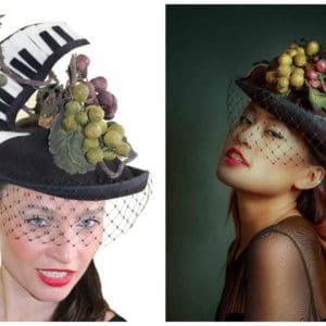 Cork Recycled Art Piano Hat 1 &bull; Accessories