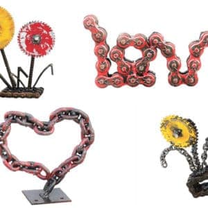 Upcycled Garden Decorations 9 &bull; Garden Ideas