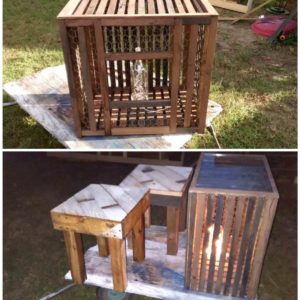 Crab Trap Style Table 15 &bull; Wood & Organic