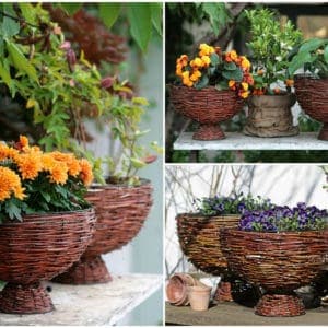 Flower Baskets From Willow Branches 9 &bull; Clothing & Accessories
