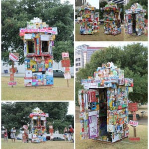 Grocery Store From Upcycled Packaging Boxes 1 &bull; Interactive, Happening & Street Art