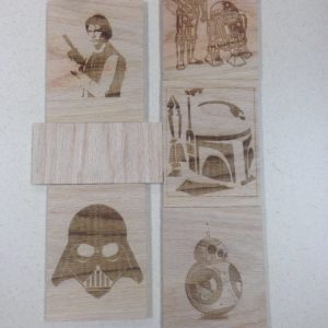 Laser Engraved Coolness 1 &bull; Wood & Organic