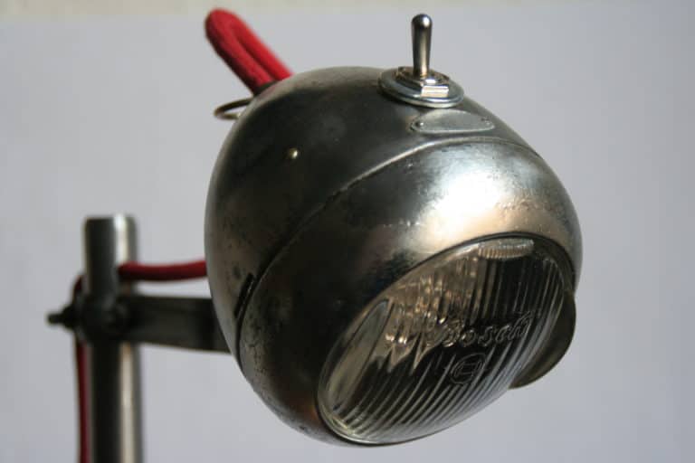 Light Rider: Desk Lamp from Upcycled Bike Light • Recyclart
