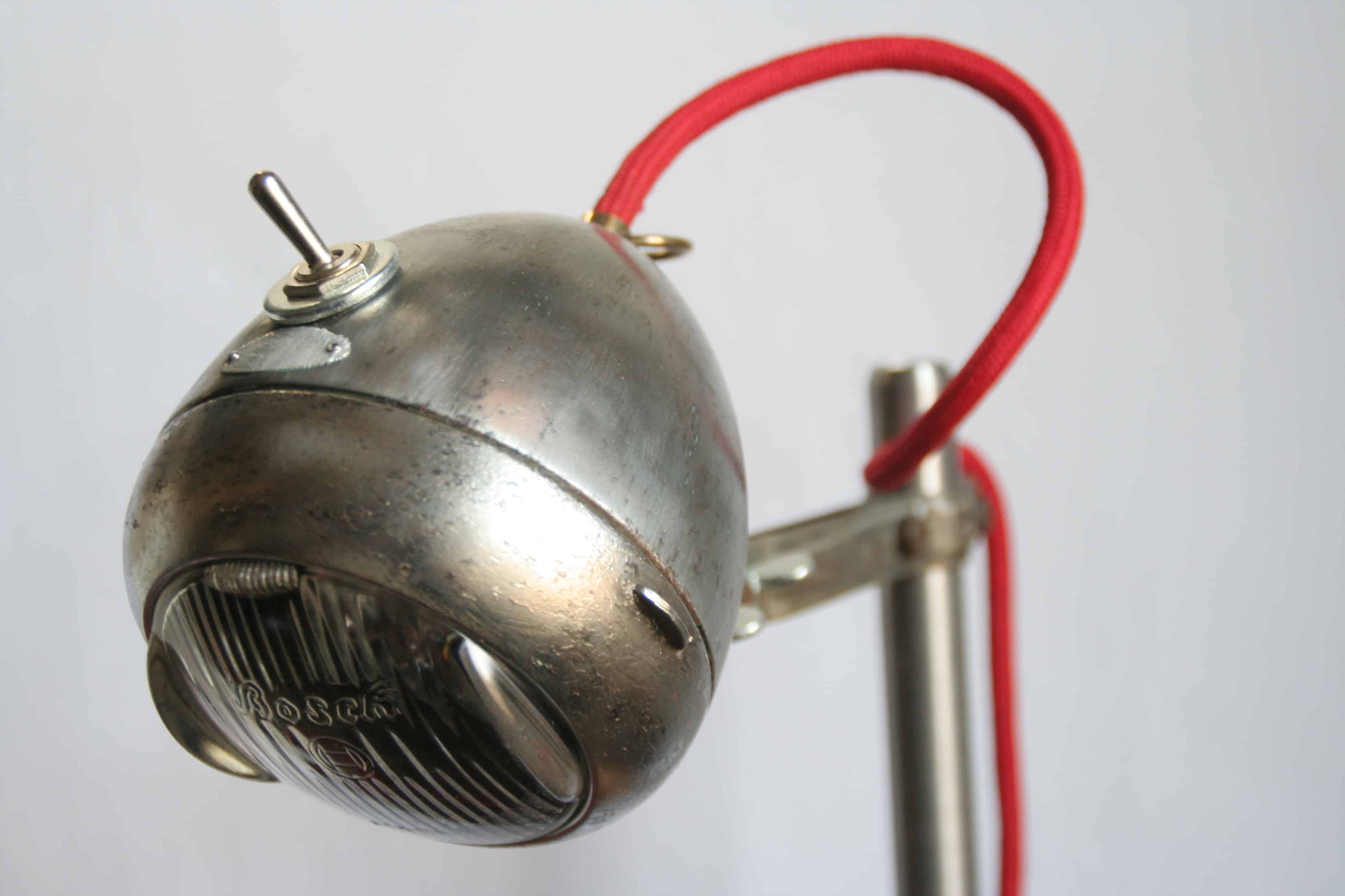 Light Rider: Desk Lamp from Upcycled Bike Light • Recyclart