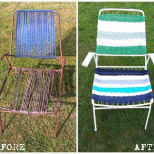 Old Garden Chair Revival – Nautical Style 7 &bull; Recycled Pallets