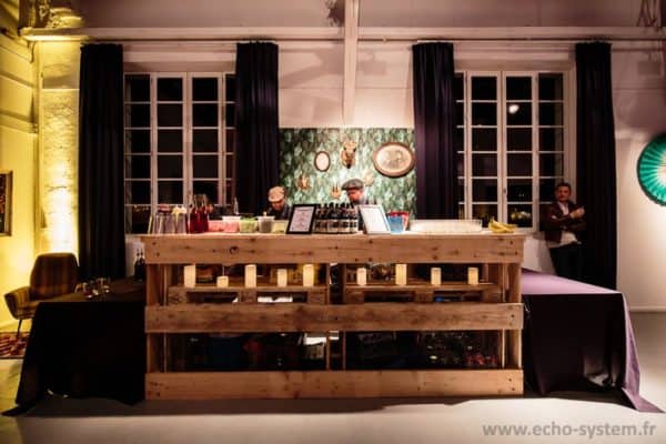 Open Sources Pallets Bar 1 • Recycled Furniture • Recyclart recyclart.org-open-sources-pallets-bar