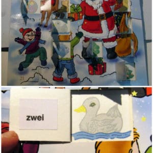Recycling An Advent Calender as a Way to Introduce Numbers to Kids 1 &bull; Recycled Cardboard