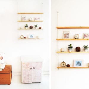 A Hanging Rope Shelf 11 &bull; Home & décor