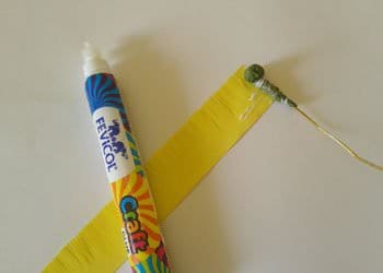 Diy Best Out Of Waste: Home Decoration Idea With Dried Leaves & Broomstick 4 • Do-It-Yourself Ideas • Recyclart recyclart.org-diy-best-out-of-waste-home-decoration-idea-with-dried-leaves-broomstick3