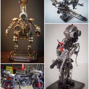 Mechanical Art 1 &bull; Recycled Art