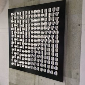 Wall Decoration out of Upcycled Tea Light Cups 3 &bull; Lamps & Lights