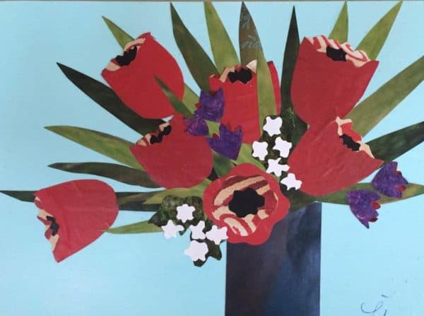 recyclart.org-paper-collage-workshop-spring-tulips