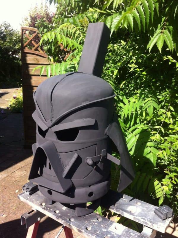 Diy Tutorial: Amazing Darth Vader Fire Pit / Log Burner 2 • Do-It-Yourself Ideas • Recyclart FX5TU2THXMURPZ1.LARGE