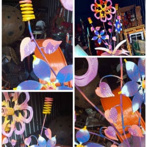 Upcycled Whimsical Garden Art Sculpture 1 &bull; Garden Ideas