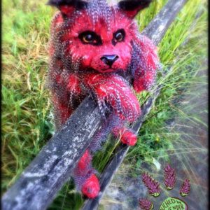 Fantasy Wolf Pup Made From Recycled Clothing 9 &bull; Clothing