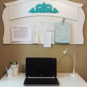 Repurpose a Headboard Into a Reminder Board - Quick & Easy DIY 7 &bull; Home & décor